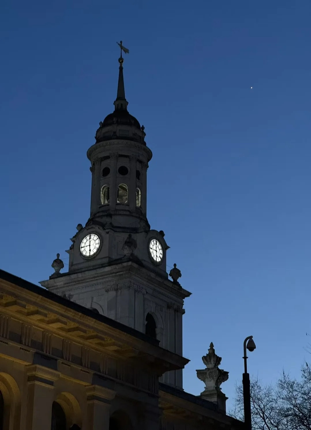 Clock in Blue, photographed in Greenwich, London in 2025
