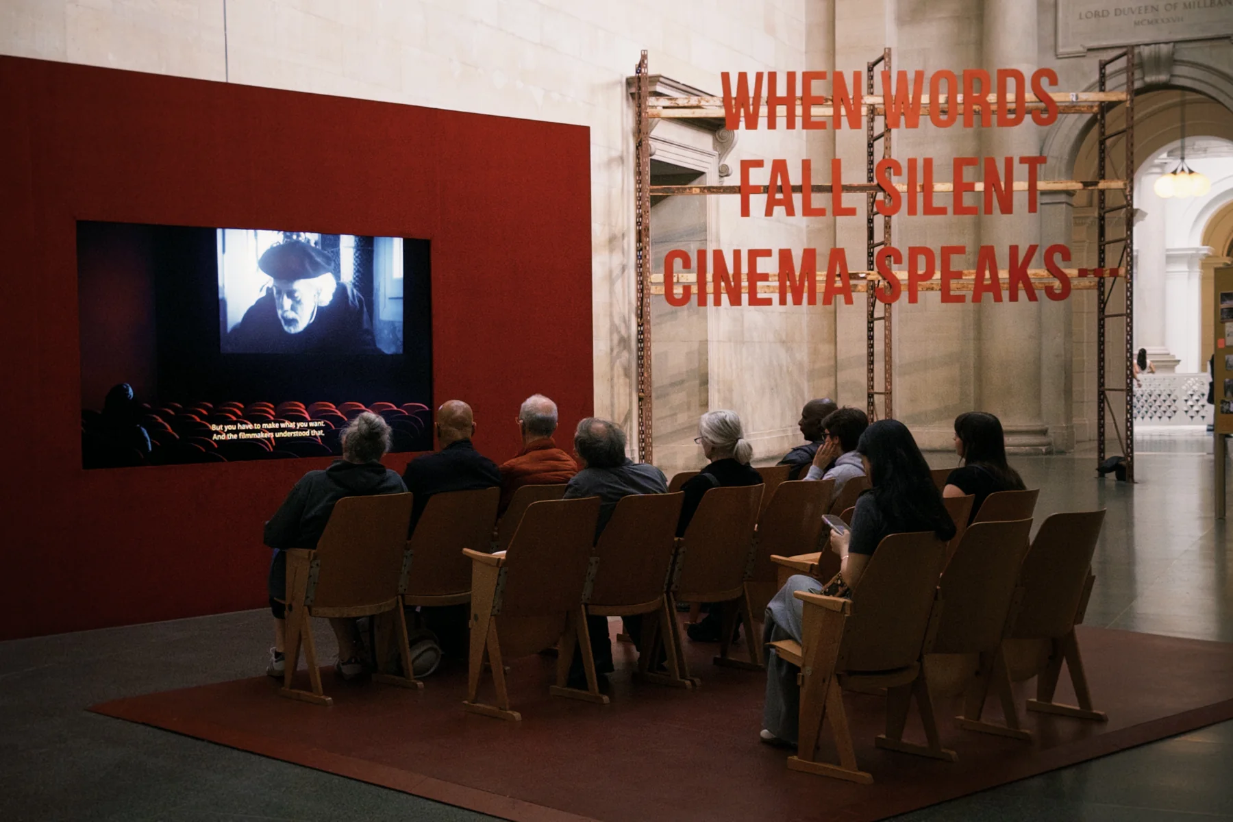When Words Fall Silent, photographed in London in 2026