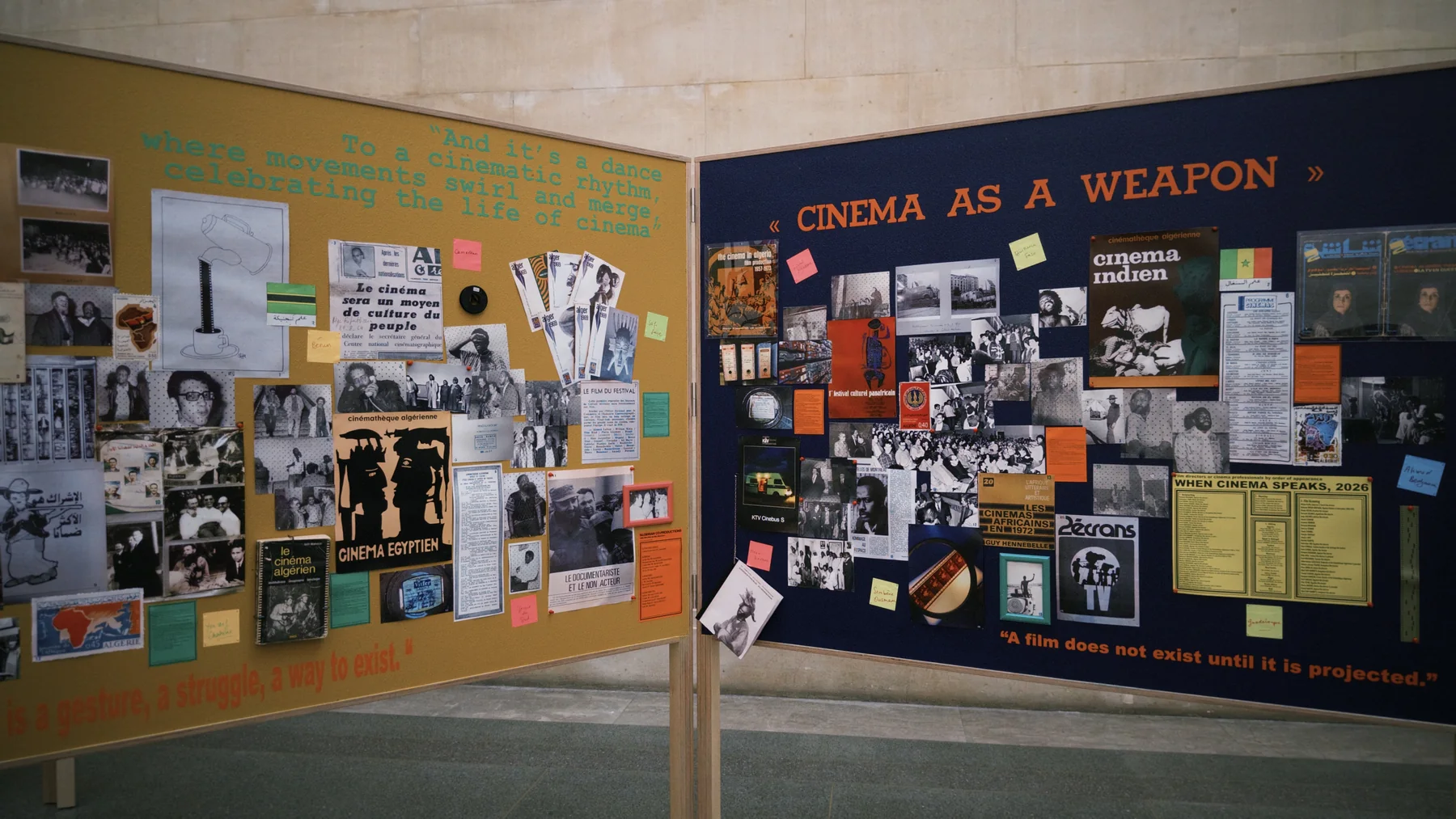 Cinema as a Weapon, photographed in London in 2026