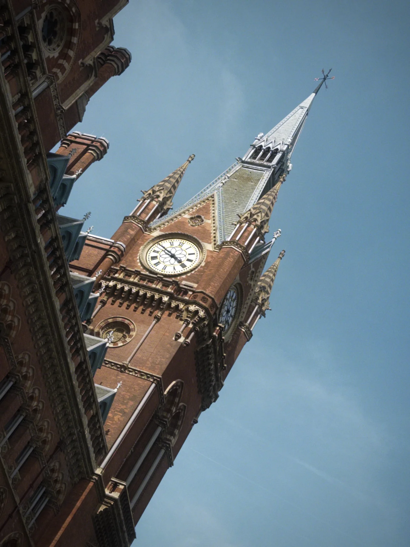 Clock Against Sky, photographed in London in 2026