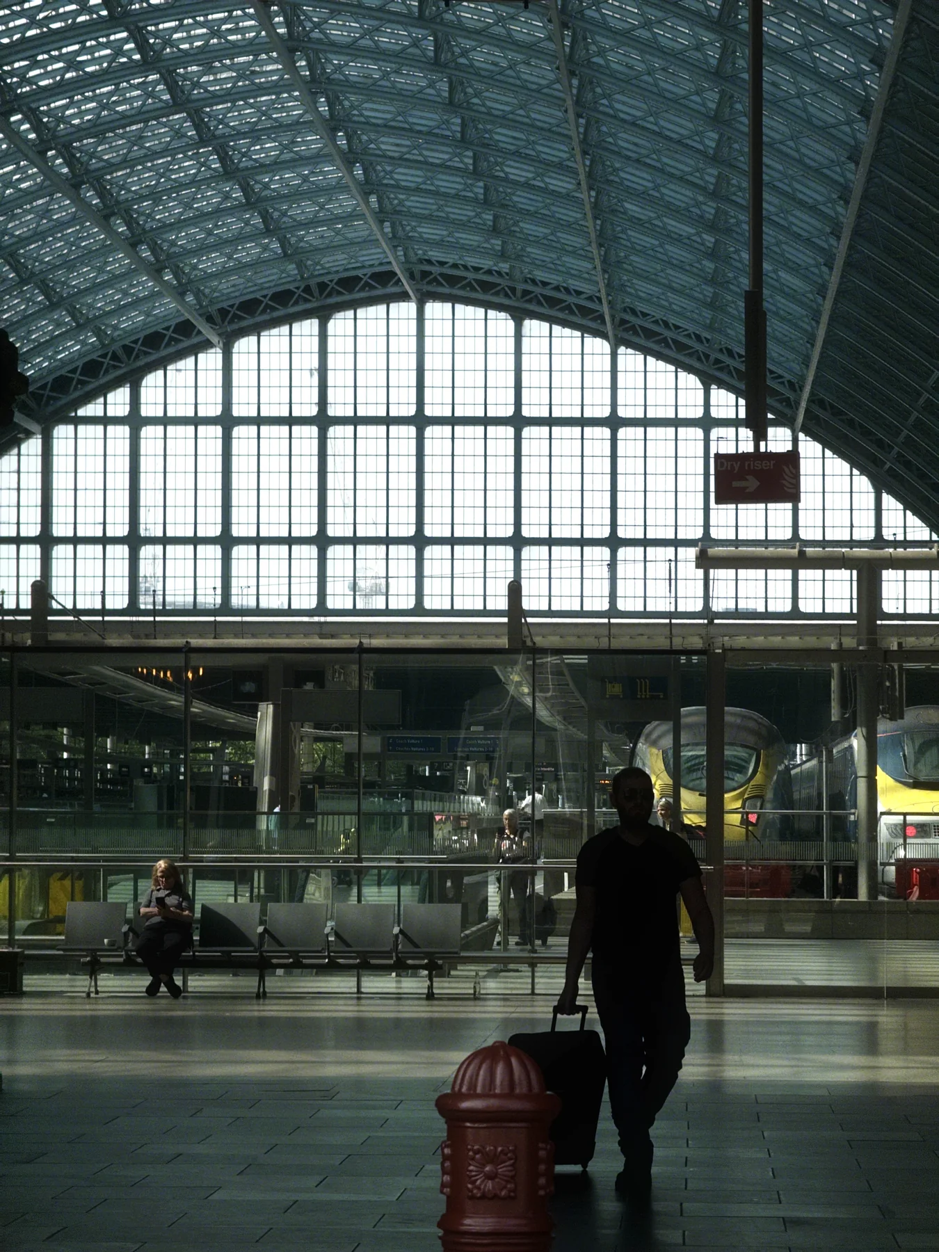 Terminal Light, photographed in London in 2026