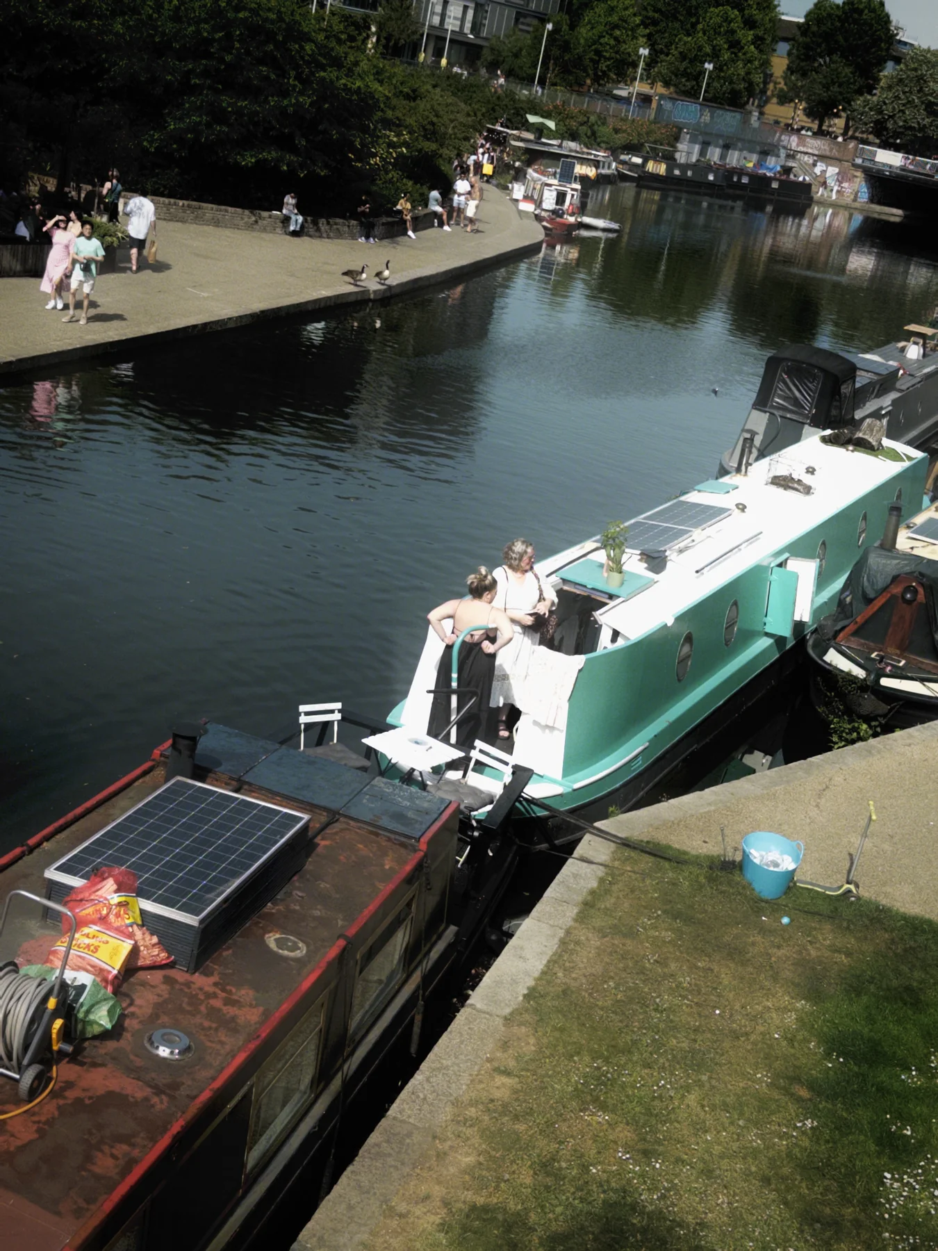 Houseboat Noon, photographed in London in 2026