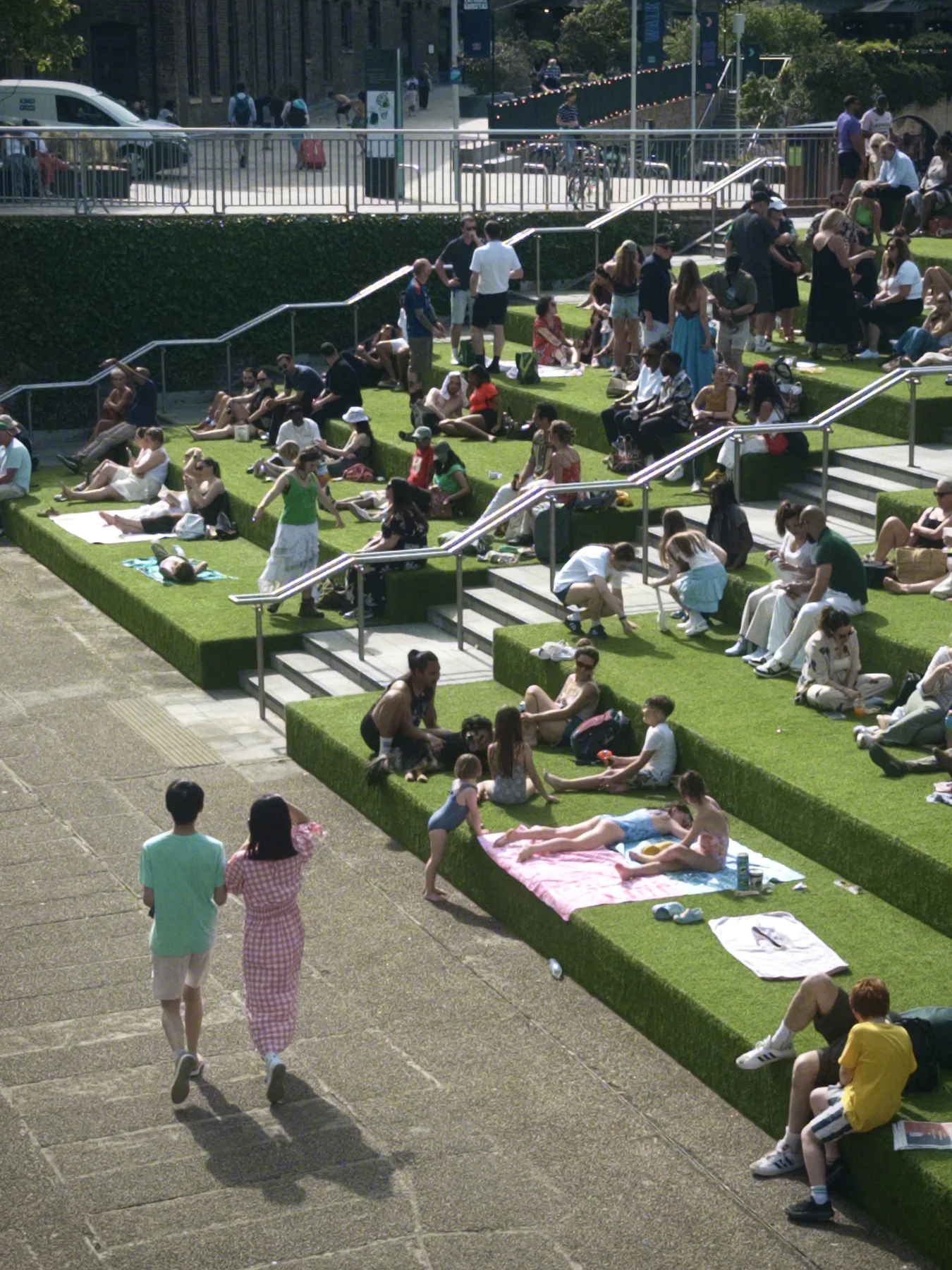 Public Lawn, photographed in London in 2026