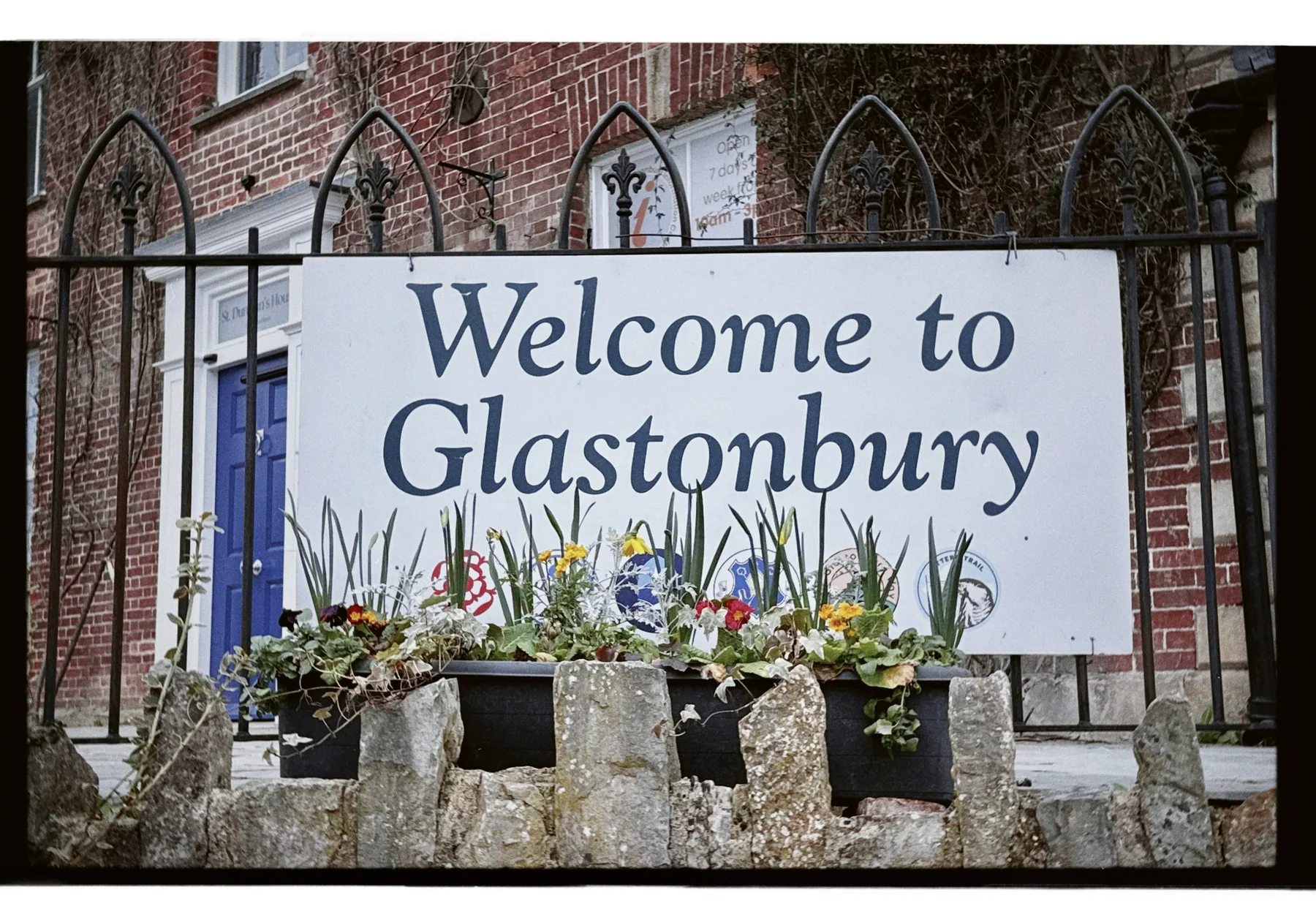 Welcome, photographed in Glastonbury in 2026