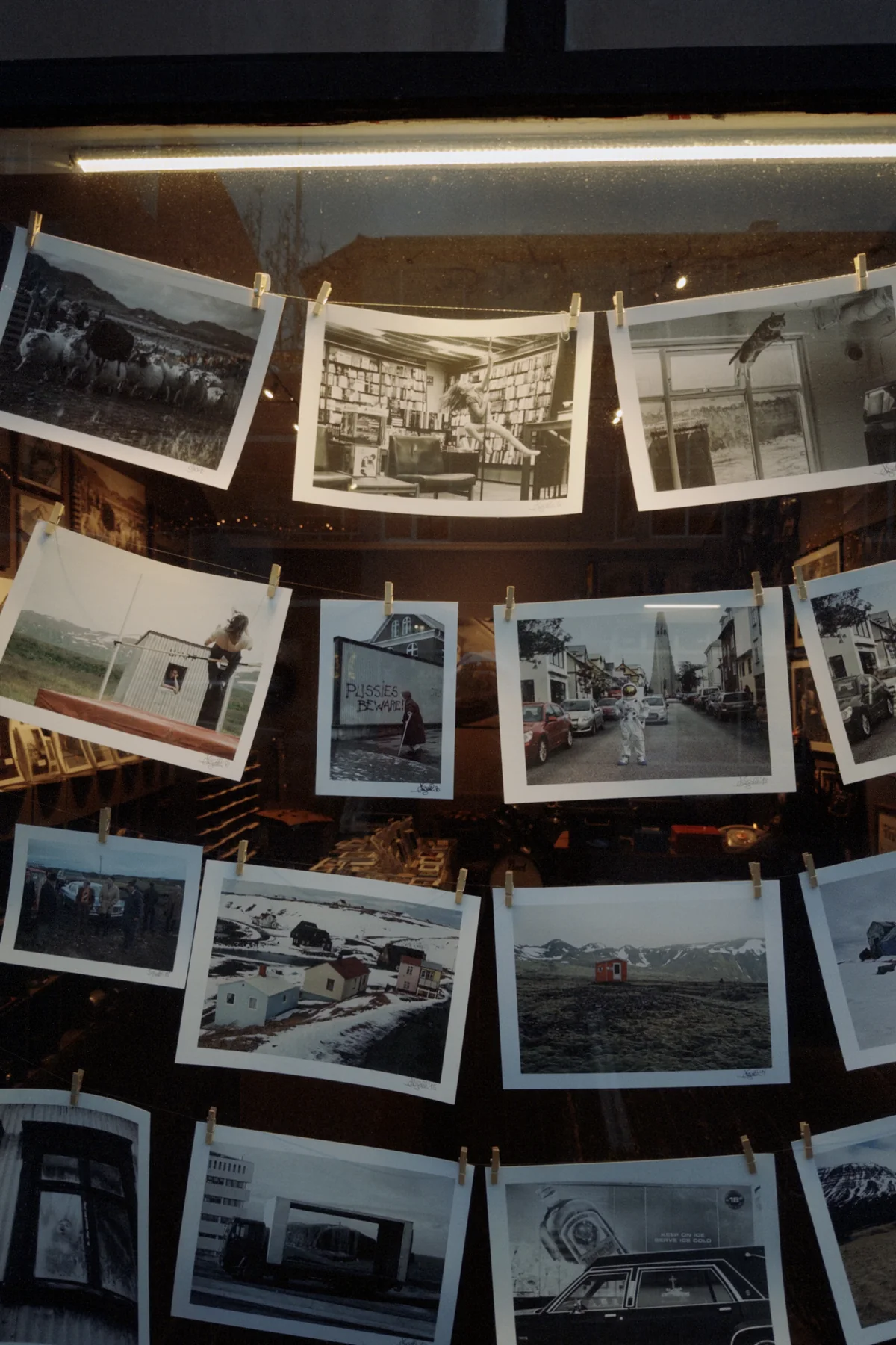 Hanging Archive II, photographed in Reykjavík in 2025