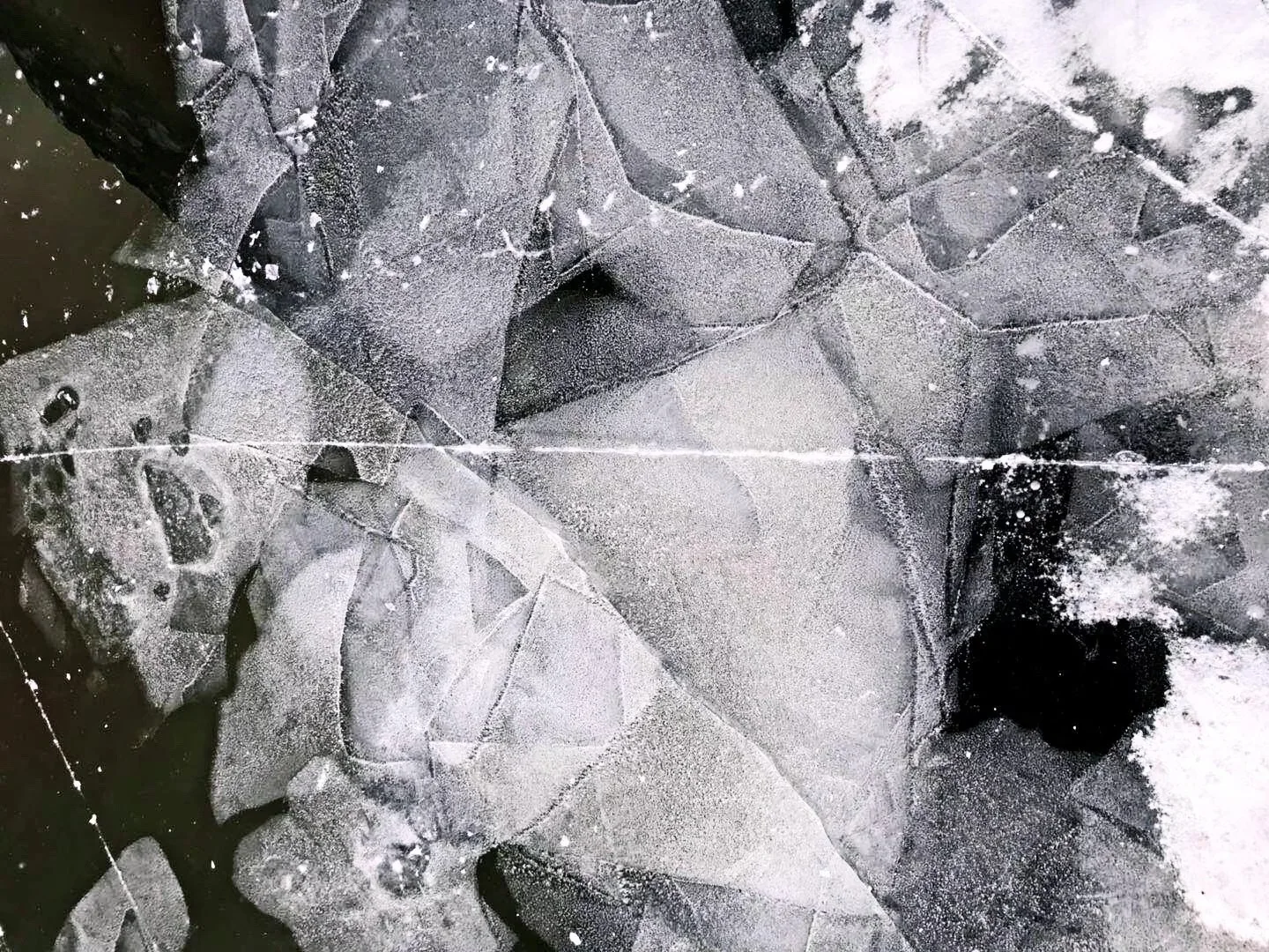 Ice Mosaic, photographed in Harbin in 2017